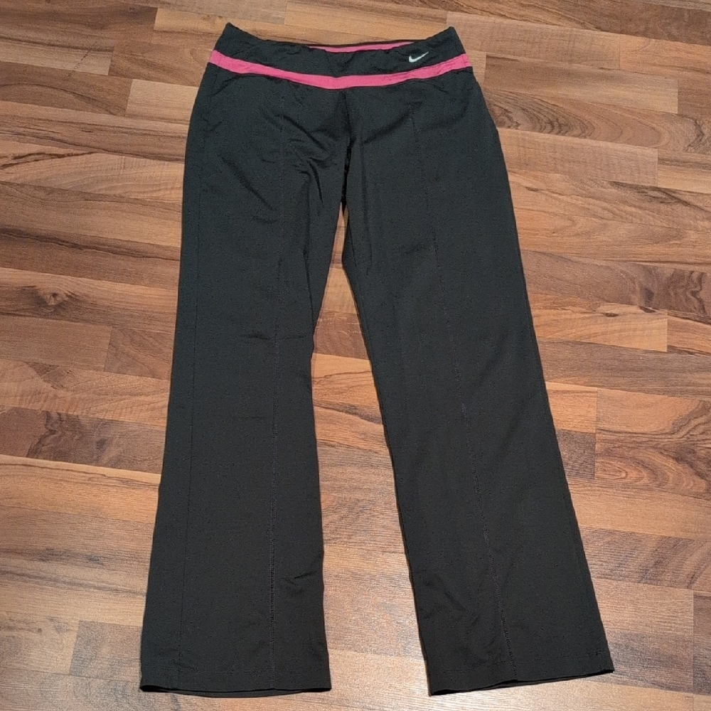 Nike Grey Pants with Pink Waistband